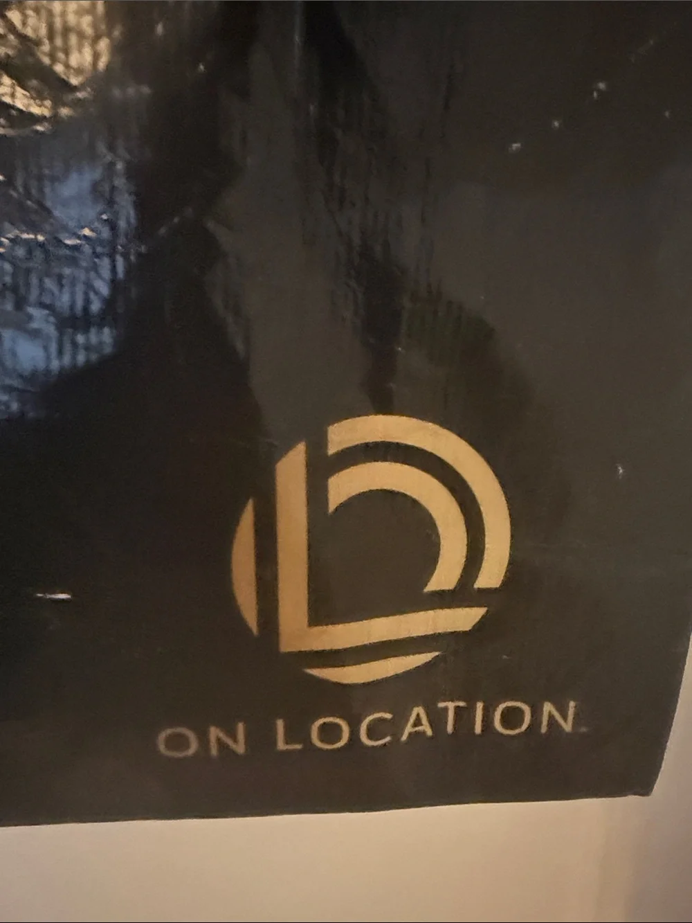 NFL Black Tote Bag with Gold Logo